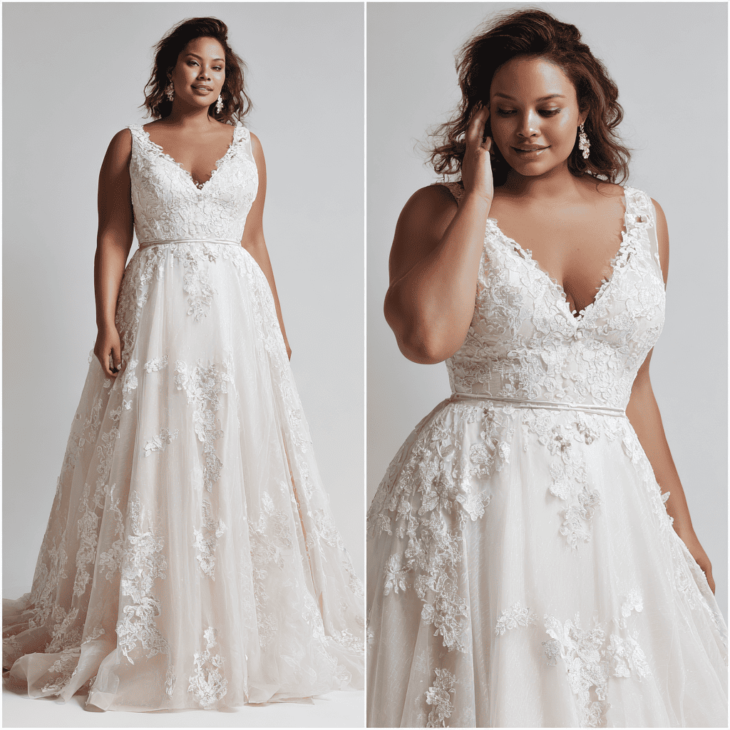 plus size bridal gowns